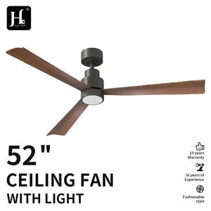 Ventilateurs de plafond LED avec moteur BLDC, pales en bois, télécommande, 3 CCT, chambre à coucher, salon, moteur 100% cuivre - Product Image 3