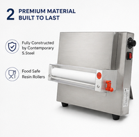 Presse à pâte et machine à fondant électrique commerciale pliable DL-12F : épaisseur et vitesse réglables