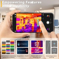 Caméra thermique InfiRay P2 Pro pour téléphone, imageur thermique infrarouge, réparation de circuits imprimés, chauffage industriel pour vision nocturne 256x192