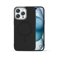 Étui de téléphone magnétique antichoc en TPU PinJun pour 16 Pro Max avec support portable, vente en gros d'usine