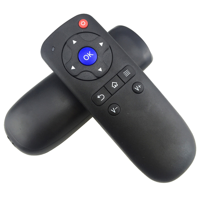 2.4GHz RF Learning Rolling Code Remote Control, 11-Button Waterproof Metal for Smart TV Android Box