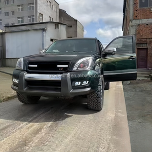 Accesorios para Automóviles YBJ, Rejilla de Radiador con Malla y Luz para Land Cruiser <span class=keywords><strong>Prado</strong></span> FJ120 2003-2009, Rejilla Delantera GR LC120, Rejilla LED - Product Image 5