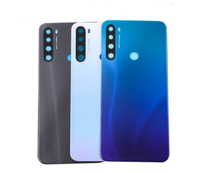 Coque arrière pour Xiaomi Redmi Note 8 & 8 Pro, coque de batterie, coque arrière de téléphone portable avec adhésif pour objectif de caméra