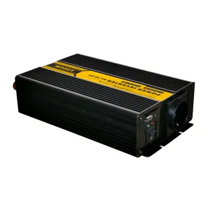 Inverter daya tenaga surya 1000W, gelombang sinus murni 12VDC/220VAC inverter daya tenaga surya rumah