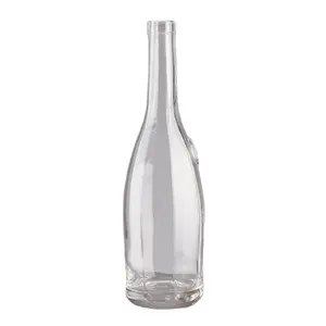 Производитель, стеклянная бутылка бренди круглой формы, бутылка 700 мл 750 мл для бренди, виски и водки