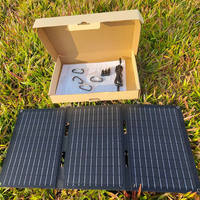 Panneau solaire monocristallin pliable haute efficacité 10W 15W 20W 30W 60W, chargeur solaire portable 5V USB pour camping et randonnée