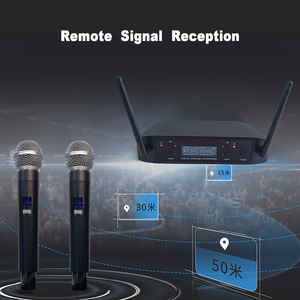 Jiangmen 2024 SENBORAN GLXD4 Microphone dynamique pas cher prix UHF système double canal sans fil Sortie De Micro Sens Fil Shur - Product Image 5