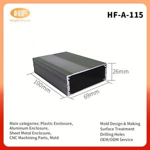 Aluminum <b>Box</b> Extrusion Enclosure Case Manufacturer Odm Oem Custom Cnc Profile Electronics Controller Shell Aluminum Project <b>Box</b> - Product Image 6