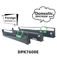 Ruban compatible pour imprimante d'étiquettes Fujitsu DL7600 Pro SEDCO ULTIMA 90+/FO90+ FUTEK F96 - Ruban OEM noir