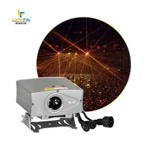 Mini láser de estrellas de 2W rgb, luces luminosas IP65 para exteriores, cielo estrellado, árboles, 2000mw