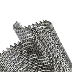 Cinta Transportadora Espiral de Acero Inoxidable de Grado Alimenticio, Cadena de Malla Balanceada Compuesta Simple para Transporte de Botellas de Alimentos, Flexible - Product Image 4