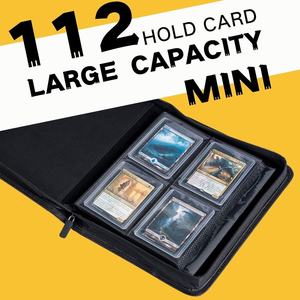 Classeur Torson 4 pochettes pour 112 cartes, en cuir PU imperméable 35pt, album de rangement pour cartes à collectionner PTCG TCG CCG - Product Image 2