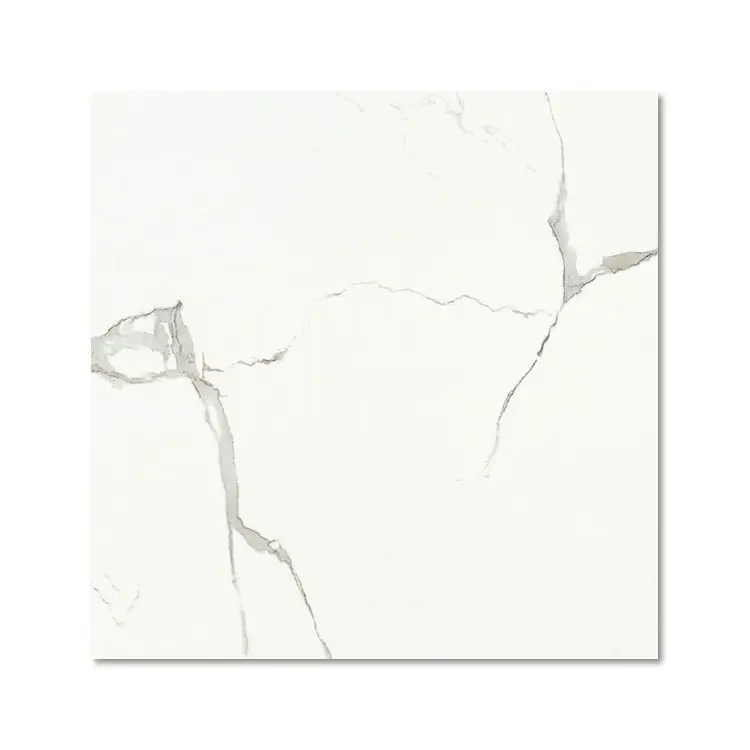 Badkamer Volledig Gelijkgerichte Wit Marmer Gepolijst Geglazuurd 60X60 Vloer Keramische Porseleinen Tegel Voor Floor