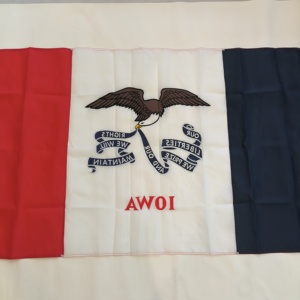 Hot Sale Iowa Embroidered 3X5FT Pennant Durable 210D Oxford Cloth U.S. 50 State <b>Flags</b> Strong and Resistant - Product Image 4