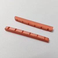 Nut Tulang Asli Pra-Potong untuk Gitar Elektrik 6 Senar, Nut Atas Senar Gitar, Ukuran 42*3.5*4.5 mm