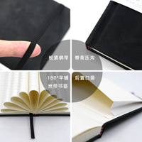 Bloc-notes promotionnel A5 en similicuir, reliure piquée à cheval, pour bureau, FY001, haute valeur esthétique, avec sangle transfrontalière et logo personnalisé