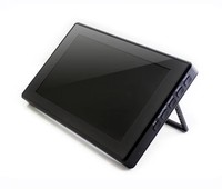 Monitor LCD Capacitivo con Pantalla Táctil IPS de 7 Pulgadas, Vidrio Templado, 1024X600, Alta Definición, para Raspberry Pi
