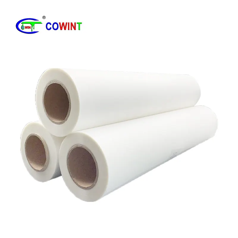 Cowint instant printing cold peel roll film30cm x 100m matte a4 transfer hot glow in the dark dtf pet film