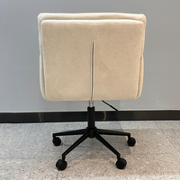 Chaise d'ordinateur pivotante réglable au design moderne du milieu du siècle confortable pour une utilisation au bureau à domicile