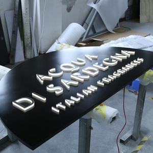 Letrero Luminoso Personalizado para Exteriores, Letras LED con Retroiluminación, Logotipo 3D, Letras LED de Acero Inoxidable, Señalización Luminosa - Product Image 1