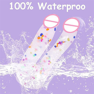 Gode flexible en silicone avec ventouse évasée pour le jeu mains libres, jouets sexuels pour adultes avec tige incurvée pour orgasmique anal vaginal - Product Image 4