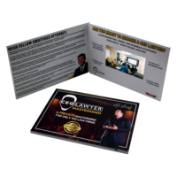 Nouveaux produits capillaires Studio publicité promotion des entreprises salutation livre de musique carte d'invitation écran lcd cadeau vidéo brochure lecteur