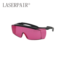 Lunettes de protection laser LP-ATD OD6+ 35% de transmission, lunettes de sécurité laser diode Alexandrite 808nm médicales, CE EN207