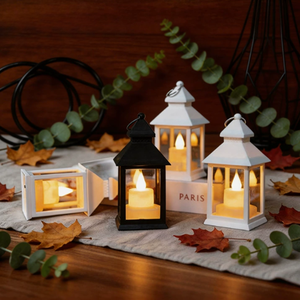 Lanterne à LED sans flamme, lanterne à effet de flamme vacillante pour mariage, maison, Noël, Ramadan, décoration, vente en gros d'usine - Product Image 4