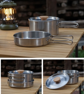 Casserole de camping en acier inoxydable 304 DFC916 - Product Image 3