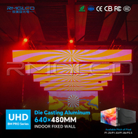 Écran LED d'intérieur haute définition 4K P1.86 P2 P2.5, conception à raccordement sans soudure, écran couleur fixe pour bars et clubs