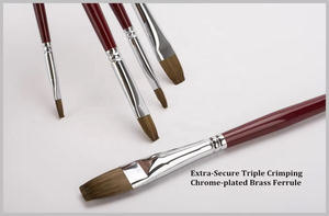 Pinceau à poils de cheval pour peinture acrylique, <span class=keywords><strong>vente</strong></span> chaude - Product Image 3