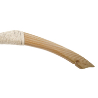 Arc à poulies Han Archery 30-80lbs en cuir de vache, peau de porc, fibre de verre, arc recurve mongol avec flèche pour la chasse