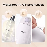 Etiquetas Térmicas Transparentes Adhesivas Personalizadas a Prueba de Agua para Mini Impresoras Térmicas, Material PET, para Velas
