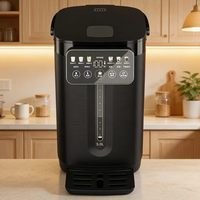 Bouilloire Électrique Thermo Pot 5L pour Maison, Bureau, Salle de Pause, Garde-Manger, Station à Thé – Acier Inoxydable, Maintien au Chaud, Contrôle Numérique