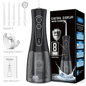 Gadget étanche IPX7 très vendu - 400 ml, rechargeable par USB-C <span class=keywords><strong>et</strong></span> mini, adapté aux voyages en avion, pour un irrigateur dentaire - Product Image 1