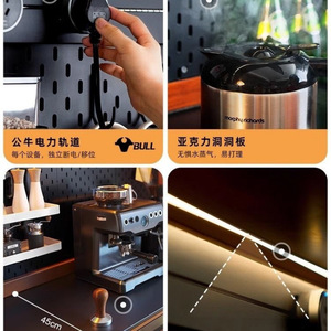 Solid Wood <b>Sideboard</b> Storage Cabinet Living Room Vintage Tall Cabinet <b>Kitchen</b> Tea Cabinet Shelf Foldable Moisture Prevention - Product Image 3