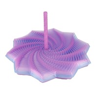 Juguete Sensorial Expandible Impreso en 3D, Nuevo Juguete Sensorial Estrella 2025 con Mango, Espiral de Panal, Fractal, Hexágono