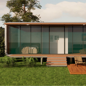 บ้านคอนเทนเนอร์เหล็กสมัยใหม่สำหรับโรงแรม แคมป์ปิ้งกลางแจ้ง พร้อมบริการติดตั้งในสถานที่ - Product Image 3