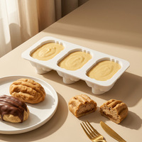 Moule à gâteau en silicone plissé à 3 maillons, forme longue barre style français, outil de cuisson facile à démouler pour desserts