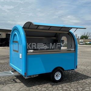 2025 Concession Café Remorque Hot Dog Chariots Chariot Traiteur Remorques Mobile Food Trucks - Product Image 5