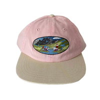 Casquettes Snapback non structurées à visière plate en sergé de coton, bicolores, avec patch brodé 6 panneaux, personnalisables en gros, style Hip Hop Sportif