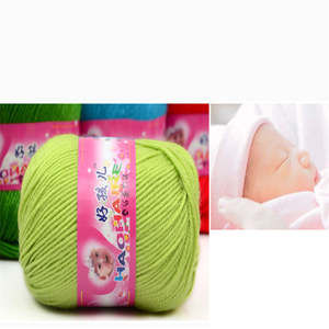 Fabrieksdirect levering 5-laags haakgaren melk katoen 100% acryl garen voor baby breiwerk trui garen - Product Image 3