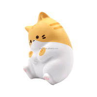 Jouet anti-stress sensoriel en forme de chat de dessin animé mignon, en PU souple à rebond lent, pour soulager le stress, unisexe, 14 ans et plus, jouets d'Halloween