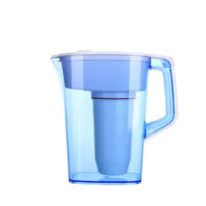 china supplier 0 TDS 6-Stage filtration system water filter pitcher with water quality meter