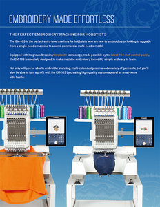 Máquina de Bordar Computarizada <span class=keywords><strong>RICOMA</strong></span> de Una Cabeza con 10 Agujas <span class=keywords><strong>EM</strong></span>, Alta Precisión, Multifuncional, Directo de Fábrica - Product Image 3