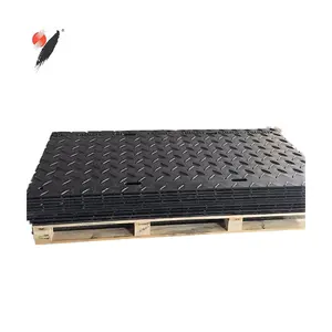 Convenient installation of construction road mats/plastic road boards/plastic tear resistant boards for floor mats