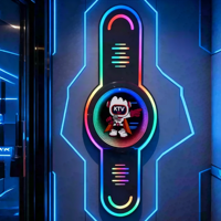 Kaca Cermin Infinity Kustom untuk Dekorasi Dinding Klub Malam, KTV, Bar, Lounge, Dekorasi Klub Modern, Hiasan Dinding Gantung