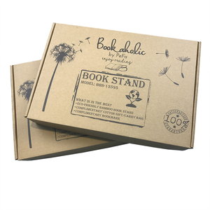 envío de cantidad mínima de pedido, caja de correo corrugado de cartón kraft ecológico con logotipo impreso personalizado - Product Image 3