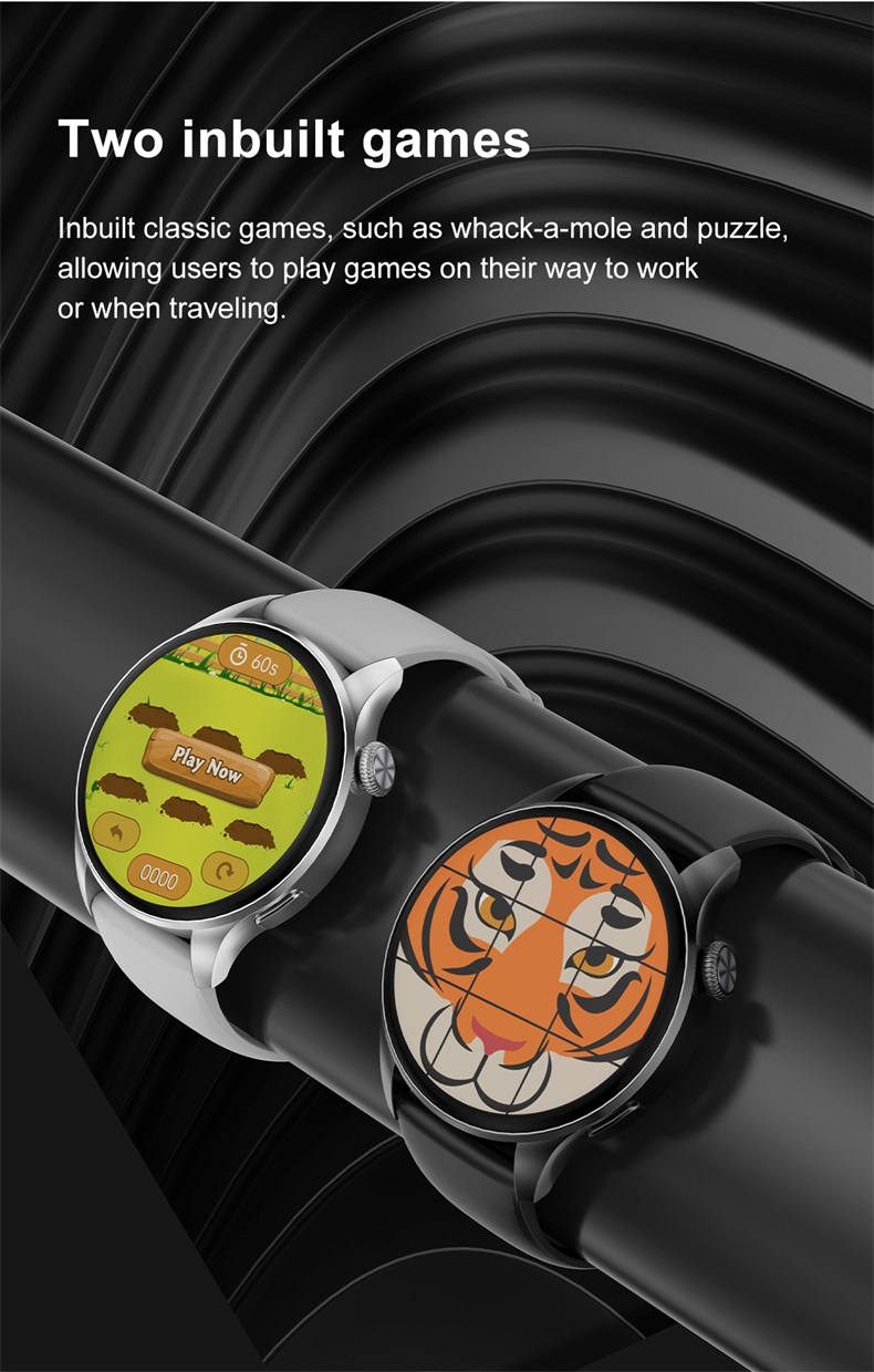 New Arrival DT3 New 1.45 Inch 412 x 412 Pixel Round Screen Fitness Tracker IP68 Waterproof BT Calling Smart Watch for Men