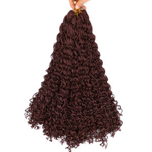 <span class=keywords><strong>Factory</strong></span> <span class=keywords><strong>Outlet</strong></span> 20 "50g Preestirado ZiZi Trenzas rizadas Mini Thin <span class=keywords><strong>Jumbo</strong></span> Box Trenza Extensión de cabello trenzado de ganchillo sintético - Product Image 4